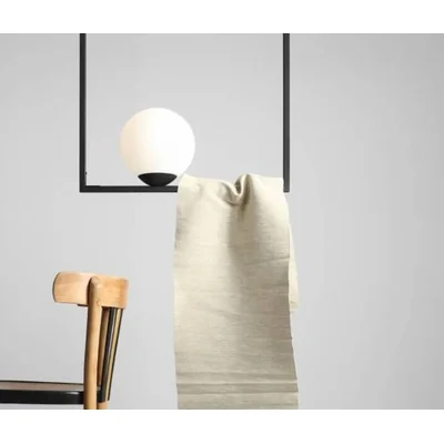 FRAME LONG Lampa sufitowa 93 cm czarna