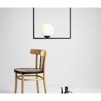 FRAME LONG Plafonnier 93 cm noir