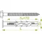 Frame pin diameter 10mm length 100mm