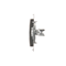 Frame plug (module). Fastening with claws or screws, matt bronze (metallic)