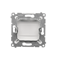 Frame plug (module). Fastening with clips or screws, white
