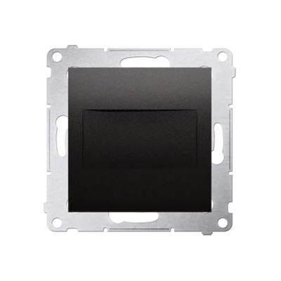 Frame plug (module). Fixing with claws or screws, anthracite (metallic)