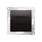 Frame plug (module). Fixing with claws or screws, anthracite (metallic)