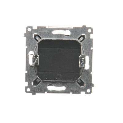 Frame plug (module). Fixing with claws or screws, anthracite (metallic)