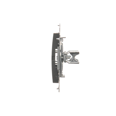 Frame plug (module). Fixing with claws or screws, anthracite (metallic)