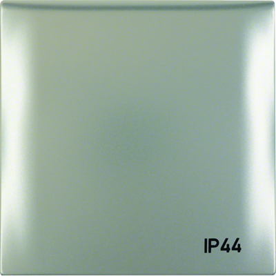 Frame with cover with "IP44" print, chrome, matt, lacquered, Integro Flow