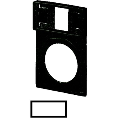 Frame with inscription plate: Pure aluminum, Q25TS-02
