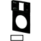 Frame with inscription plate: Pure aluminum, Q25TS-02