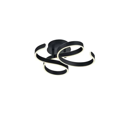 FRANCIS Plafon 54cm 40W 3000-6000K 4650lm IP20 czarny