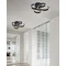 FRANCIS Plafon 54cm 40W 3000-6000K 4650lm IP20 schwarz