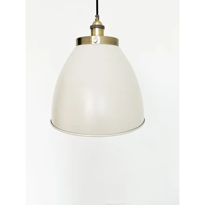 FRANKLIN Lámpara colgante E27 IP20 crema