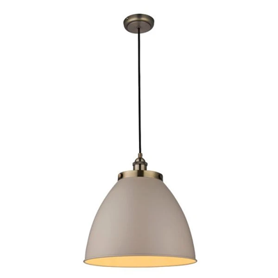 FRANKLIN Pendant lamp E27 IP20 cream