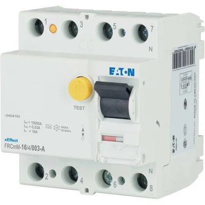 FRCmM-16/4/003-A Residual Current Circuit Breaker 10kA, In=16A, IΔN=0.03A, Type A, 4-pole. FRCmM Series