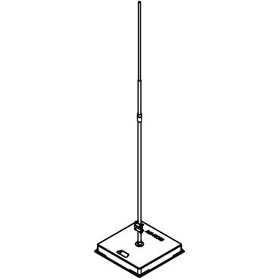 Free-standing lightning protection mast H=4500 mm fi 18/16/10 RP:I