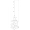 Free-standing lightning protection mast on a tripod H=10000 mm fi42.4/33.7/18/16/10 RP: I