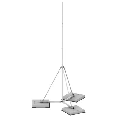 Free-standing lightning protection mast on a tripod, H=3000 mm, RP:I,III