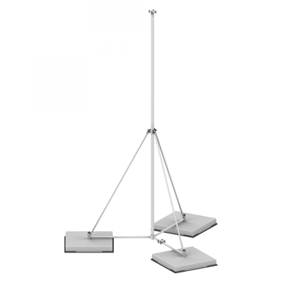 Free-standing lightning protection mast on a tripod H=5000 mm KLO