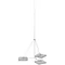 Free-standing lightning protection mast on a tripod H=7000 mm fi 33.7/18/16/10 RP: I,III