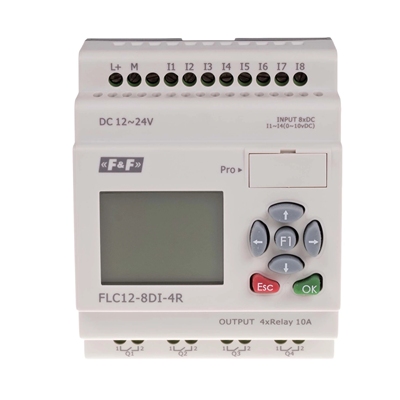 Freely programmable controller with 8 digital inputs