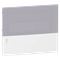 Front panel of Mini Pragma MIP-1-12-G flush-mounted housing gray door 1 row 12 modules/row