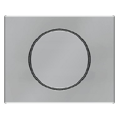 Front plate, adjusting knob for rotary dimmer, stainless steel