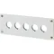 Front plate for flush mounting - 5 holes, M22-E5