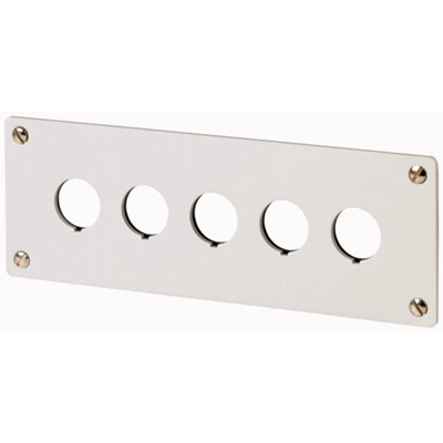 Front plate for flush mounting - 5 holes, M22-E5