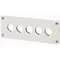 Front plate for flush mounting - 5 holes, M22-E5