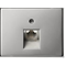 Front plate for UAE connection socket (telephone, computer) - Stainless steel