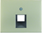 Front plate for UAE connection socket (telephone, computer) - Stainless steel
