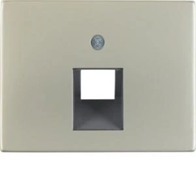 Front plate for UAE connection socket (telephone, computer) - Stainless steel