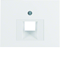 Front plate for UAE connection socket (telephone, computer) - White gloss