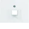 Front plate for UAE connection socket (telephone, computer) - White gloss