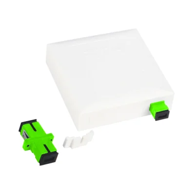 FTTH 2C wall socket (2xSC simplex / 2xLC duplex) without ALANTEC adapters