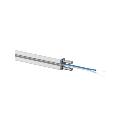 FTTH 2J B2ca SM 9/125 Fiber Optic Cable White, FRP Reinforcement, Fully Dielectric, 1000m ALANTEC