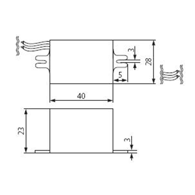 Fuente de alimentación electrónica LED ADI 350 1-3W