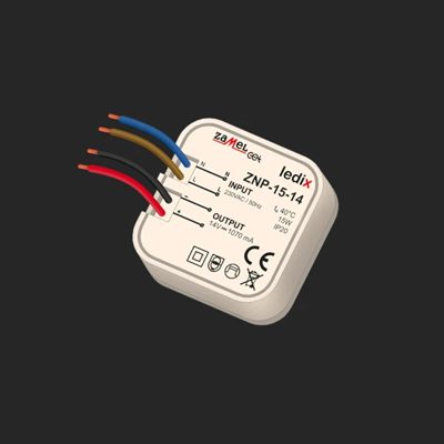 Fuente de alimentación LED de pared 14V DC 15W