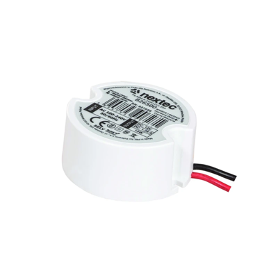 Fuente de alimentación LED montaje redondo IP67 15W 1.25A 12V 100-240V