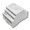 Fuente de alimentación Qoltec para carril DIN | 92 W | 24 V | 3,83 A | Gris