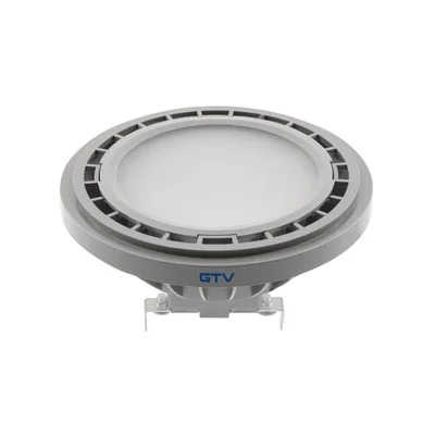 FUENTE DE LUZ LED, A-G, AR111, 3000K, G53, 12,5W, DC12V, 120°, 1100lm, GRIS