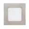FUEVA 1 Lampada da incasso a soffitto 10,5x10,5 cm IP20 bianco caldo nichel satinato