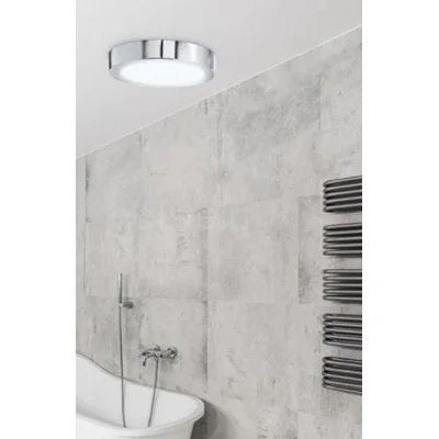 FUEVA 1 Lampada da soffitto 30 cm IP44 cromo bianco caldo