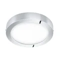 FUEVA 1 Plafón 30 cm IP44 blanco cálido cromo