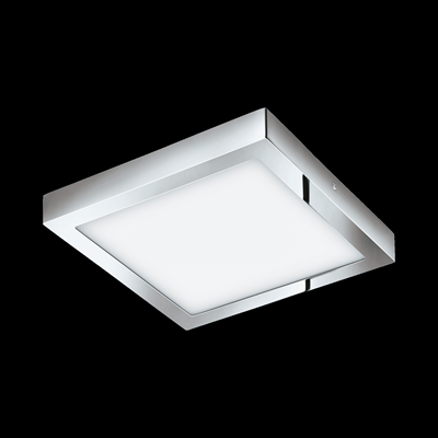 FUEVA 1 Plafón 30x30 cm 3000K cromo