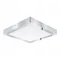 FUEVA 1 Stropní svítidlo 30x30 cm IP44 teplý bílý chrom