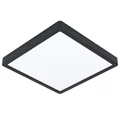 FUEVA Deckenleuchte 28,5cm 20,5W 3000K 2400lm IP20 schwarz