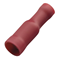 Fully insulated socket 0.5-1.0 red