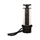 Furniture socket 3x2P+Z, 2xUSB, retractable from the top 10cm, with a lock and 1.8m cable, INOX