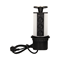 Furniture socket 3x2P+Z extendable from the top 10cm, with a lock and 1.8m cable, INOX
