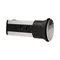 Furniture socket 3x2P+Z extendable from the top 10cm, with a lock and 1.8m cable, INOX